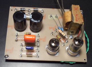 Turret board with components