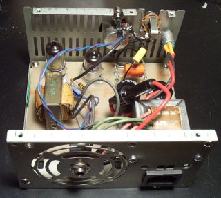 Assembled amp rear