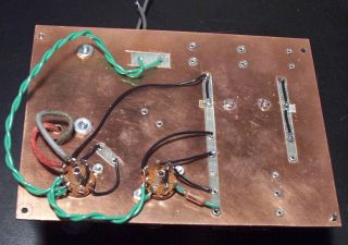 Turret board underside - wired