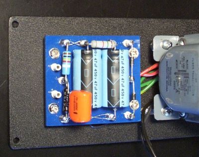 MB-1 power supply board mounted