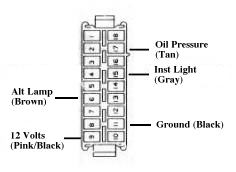 Gage Cluster Plug