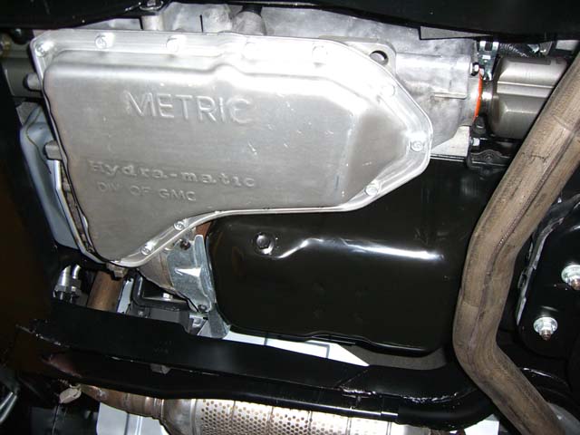 Bottom side of the Trans and engine
