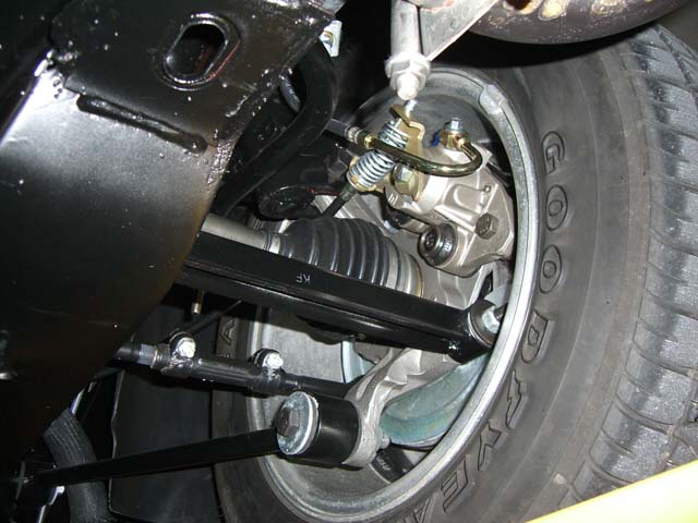 Rear brake area