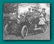 C. F. Kent Family in there 1909 Jackson Automobile