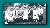 C. F. Kent Family in 1932:  l/r  Marjorie, Helen, Donald, Gordon, Maud, Frederick, Elizabeth, Charles
