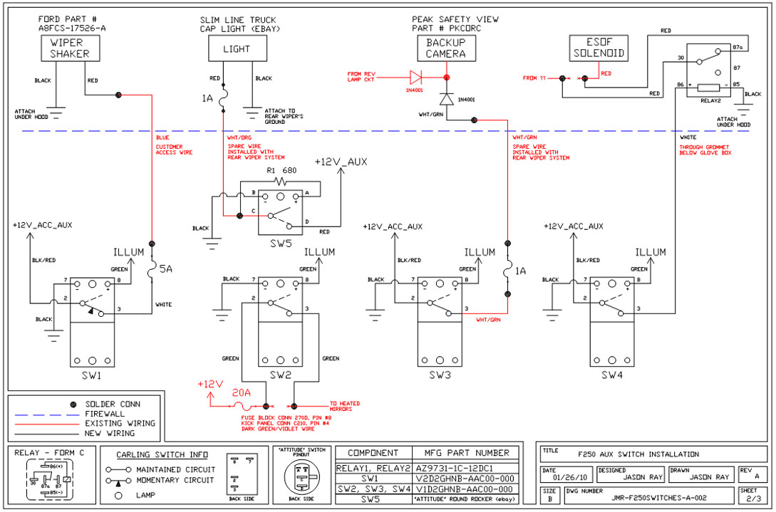 Upfitter Switches 2011 F250