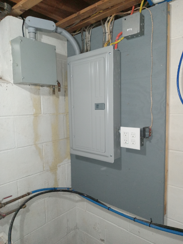 Electric Service Upgrade- After