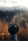 John in front of Mt. Olympia (WA) - 3/6/99