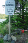 BWCA entry point into Pine Lake from McFarland Lake (Hovland, MN) - 6/30/03