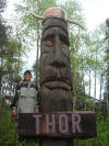 Karen & Thor Statue on Greenwood Lake (Grand Marais, MN) - 5/28/06