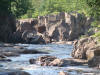Temperance River, a few miles upstream from Temperance State Park (Schroeder, MN) - 7/27/08