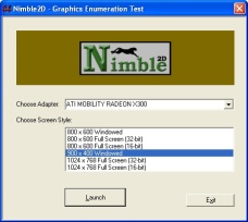 Nimble2D Graphic Enumeration Startup Form