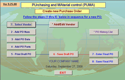 menu screen 1