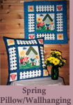 Spring Pillow or Wallhanging
