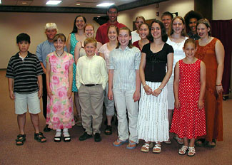 Image: Recital Students Group One