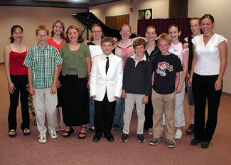 Image: Recital Students Group Two
