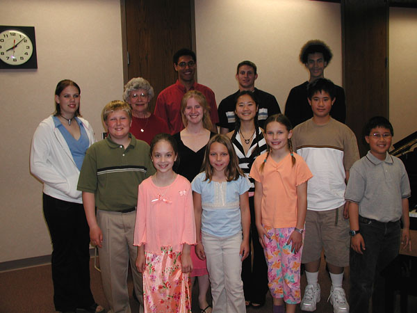 Photo of Jerri with students