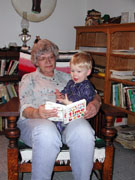 Image: Will and Jerri reading