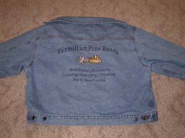 Horse stuff on Jean Jacket