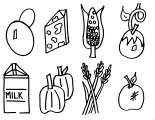 Farm Grown Food Coloring Sheet