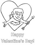 Happy Valentines Day Coloring Sheet