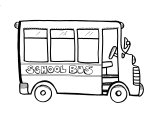 School bus Coloring Sheet