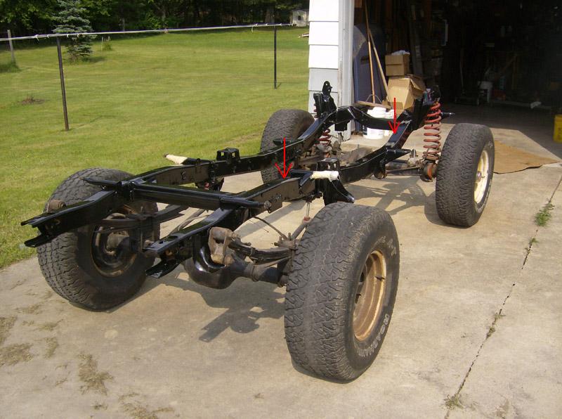 1977 Ford bronco frame dimensions