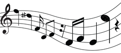 musical note and staff
