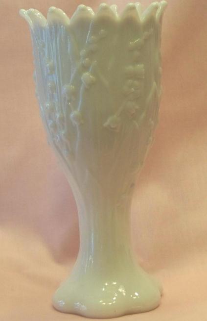 Westmoreland White Milk Glass Lily of The Valley Vase